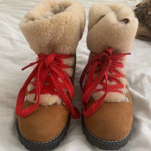 J. Crew Fur-Lined Nordic Snow/Hiking/Winter Boots